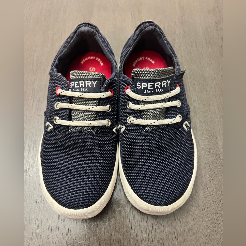 Sperry Navy Blue Toddler Boys shoes size 9